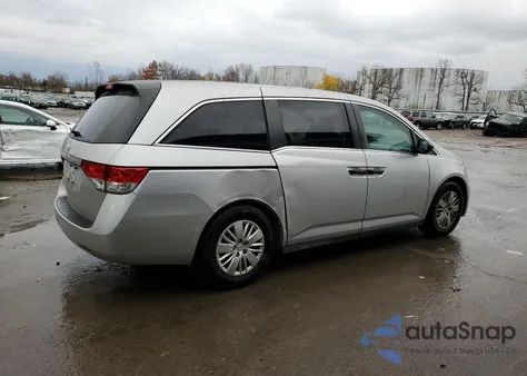 2014 Honda Odyssey Lx from USA, damaged, VIN 5FNRL5H22EB078208